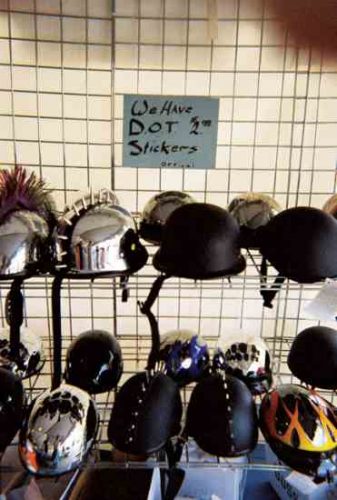 Non-DOT Approved Motorcycle Helmets